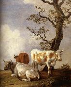 POTTER, Paulus Four Bull oil on canvas